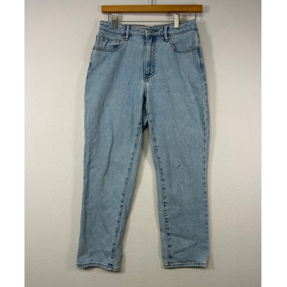 90s Retro PacSun Womens 26 Light Blue High Rise Straight Leg 100% Cotton‎ Jeans